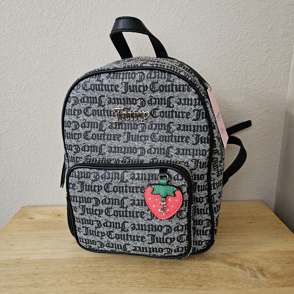 Juicy Couture Backpack with Strawberry Accent